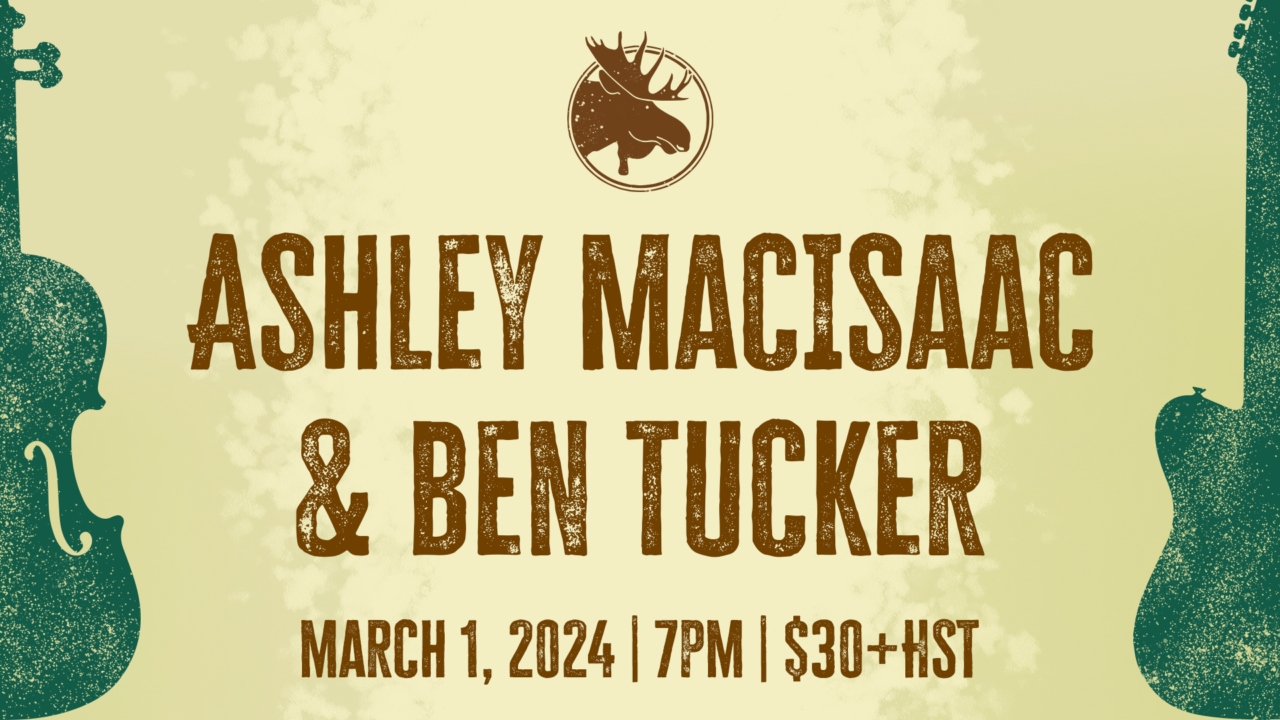 Ashley MacIsaac and Ben Tucker2024 Banner